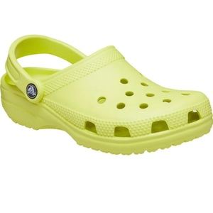 Classic lime green crocks new slip on clogs sandals waterproof 37-38 new m5 w7